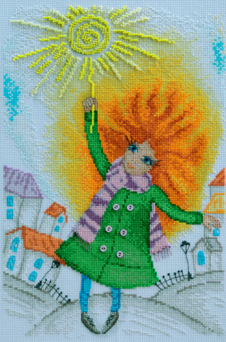 Набор для вышивания Мое солнышко по рисунку Ю. Доценко Марья Искусница 15.001.13 смотреть фото