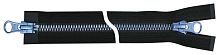 Молния Metalux, двухзамковая, голубая, тип5 (65см) 501 blue 65