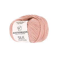 Пряжа Silk Cotton 70% хлопок 30% шелк 50 г 130 м Austermann 90301-0007