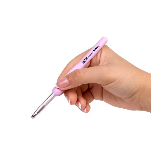Крючок для вязания с ручкой ETIMO Rose 6.5 мм Tulip TER-14e фото 5