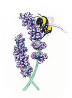 Набор для вышивания Пчела на лаванде HERITAGE PULB1468E