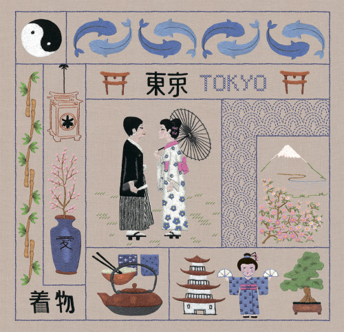 Набор для вышивания: Welcome Tokyo  Токио  le boheur des dames 7713 смотреть фото