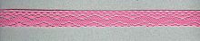 Мерсеризованное хлопковое кружево  состав: 100% хлопок  ширина 20 мм  намотка 30 м  цвет ярко-розовый - 1796/3L