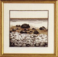 Набор для вышивания: Камни на пляже  OEHLENSCHLAGER 44127