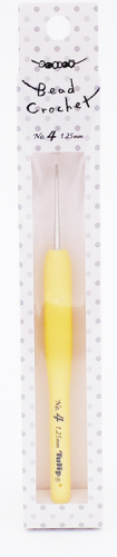 Крючок для вязания бусинами с ручкой Sucre Bead Crochet 1.25 мм сталь пластик Tulip TB13-4e