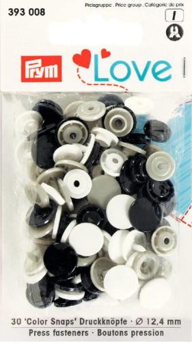 Серия Prym Love - Кнопки Color Snaps диаметр 12.4 мм Prym 393008