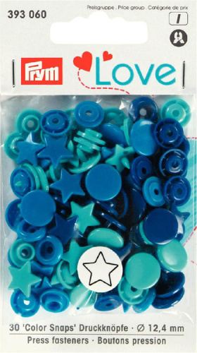 Серия Prym Love - Кнопки Color Snaps звезда 12.4 мм Prym 393060