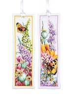 Набор для вышивания закладки Power Bouquet   LANARTE PN-0221310