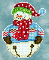 Набор для вышивания Снеговик Jingle Mill Hill DM204101