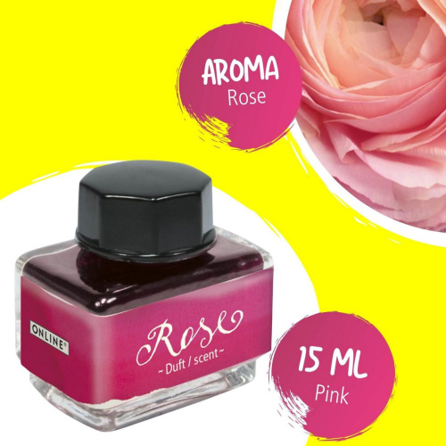 Чернила с ароматом розы цвет розовый ONLINE 17063/3 фото фото 2