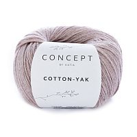 Пряжа Cotton-Yak 60% хлопок 30% шерсть 10% як 50 г 130 м KATIA 1008.108