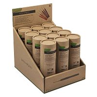 Крючок вязальный с силиконовой ручкой в картонном прикассовом стенде