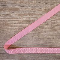 Лента репсовая на картонной катушке "Точечки"