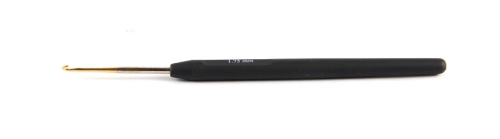 Крючок для вязания с ручкой с золотистым наконечником Steel 0.75 мм KnitPro 30862