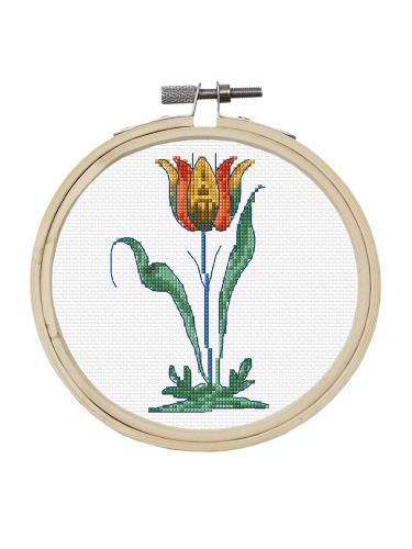 Набор для вышивания Весенние цветы канва аида 16 ct диаметр 15 см 3 дизайна THEA GOUVERNEUR 610A смотреть фото фото 2