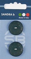 Пуговицы Sandra 2 шт на блистере синий CARD111