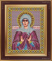 Икона Святая Ангелина Сербская набор для вышивания бисером Galla Collection М276