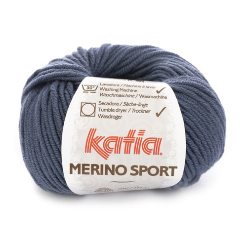 Пряжа Merino Sport 100% мериносовая шерсть 50 г 80 м KATIA 525.12 фото