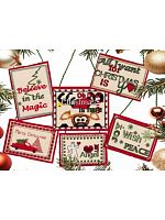 Набор для вышивания Christmas Ornaments Set канва лён 32 ct THEA GOUVERNEUR 608
