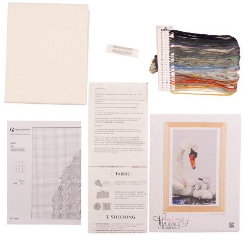 Набор для вышивания Лебедь 16 ct THEA GOUVERNEUR 606A смотреть фото фото 2