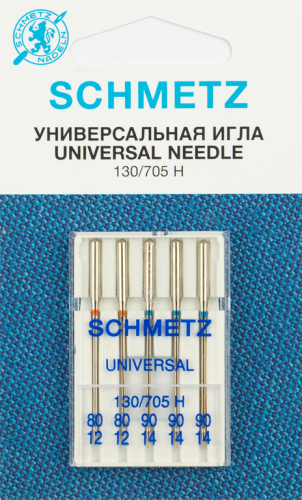 Фото иглы стандартные №80x2 №90x3 5 шт schmetz 22:15.2.vzs на сайте ArtPins.ru