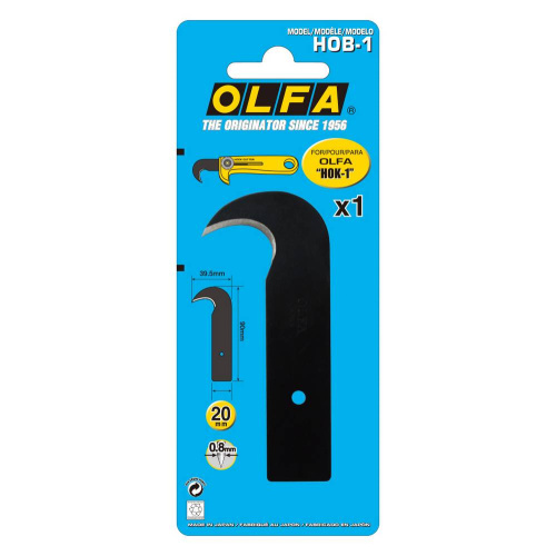 Запасное лезвие для ножа HOK-1 1 шт OLFA HOB-1 фото