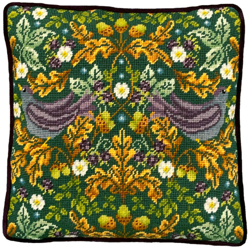 Набор для вышивания подушки Autumn Starlings Tapestry Karen Tye Bentley Bothy Threads TKTB3 смотреть фото