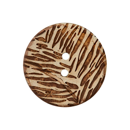Пуговица с 2 отверстиями размер 30 мм кокосовый орех Union Knopf by Prym U0453845030001801-15