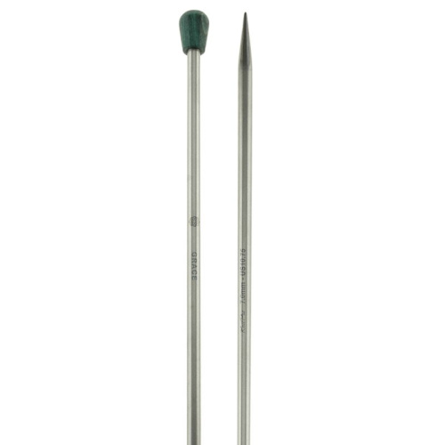 Спицы прямые Mindful 5 мм 25 см нержавеющая сталь серебристый 2 шт в упаковке KnitPro 36201