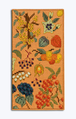 Набор для вышивания футляра для очков Spectacle Case Autumn Flowers  Осенние цветы  le boheur des dames 3247 смотреть фото