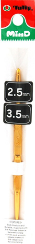 Крючок для вязания двухсторонний MinD 2.5-3.5 мм Tulip TA-0015e