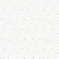 Ткань Snowflake no metallic  Christmas Metallics MAKOWER UK 2364/W1