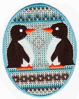 Термоаппликация HKM B?gelfleck mit zwei Pinguinen