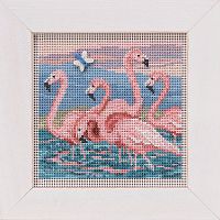 Набор для вышивания бисером Фламинго MH141916