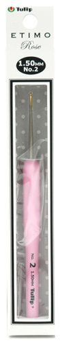 Крючок для вязания с ручкой ETIMO Rose 1.5 мм Tulip TEL-02e