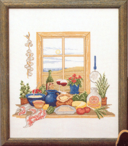 Набор для вышивания Кухонное окно OEHLENSCHLAGER 73-76612 смотреть фото