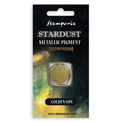 Красящий пигмент порошок Stardust Pigment  золотой STAMPERIA KAPRB02 фото