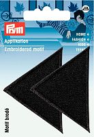 Термоаппликация Треугольники 60*40 мм большие черный цвет Prym 925466
