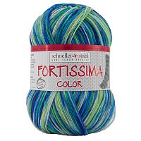 Пряжа Fortissima Socka 4-fach color 75% шерсть 25% полиамид 420 м 100 г Austermann 90028-2472
