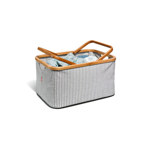 Корзина Fold & Store Basket складная 45*30*22 см хлопок бамбук серый Prym 612054