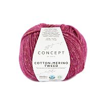 Пряжа Cotton-Merino Tweed 53% хлопок 25% мериносовая шерсть 22% полиэстер 50 г 105 м KATIA 1245.512