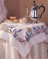 Набор для вышивания Anchor: скатерть Spring Flower Tablecloth  80*80 см MEZ Венгрия ETW08