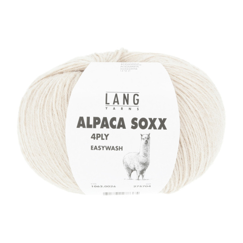 Пряжа Alpaca Soxx 4-Fach 4-Ply 70% альпака 30% полиамид 100 г 390 м Lang Yarns 1062.0026 фото