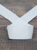 Тесьма киперная SAFISA, 30 мм, 25 м, цвет 02, белый