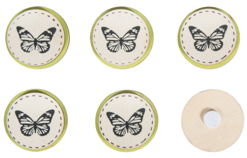 Набор декоративных самоклеющихся дисков  Бабочки  46196000 фото