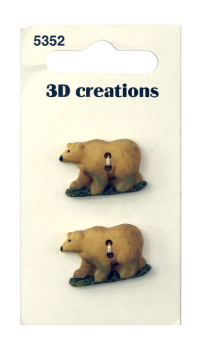 Фото пуговицы 3d creations bear blumenthal lansing 5352 на сайте ArtPins.ru