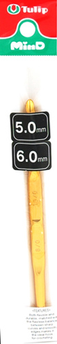 Крючок для вязания двухсторонний MinD 5-6 мм Tulip TA-0019e