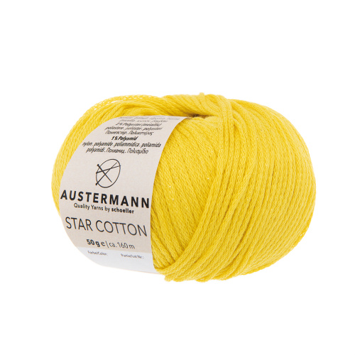 Пряжа Star Cotton 97% хлопок 2% полиэстер 1% полиамид 50 г 160 м Austermann 90325-0005 фото