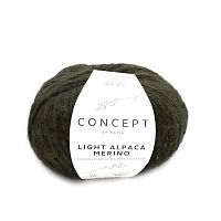 Пряжа Light Alpaca Merino 68% шерсть 22% супертонкая альпака 10% полиамид 50 г 150 м KATIA 1385.213