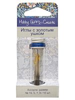 Иглы для шитья в органайзере 10 шт Hobby Gift Create Hemline HGC214G.01